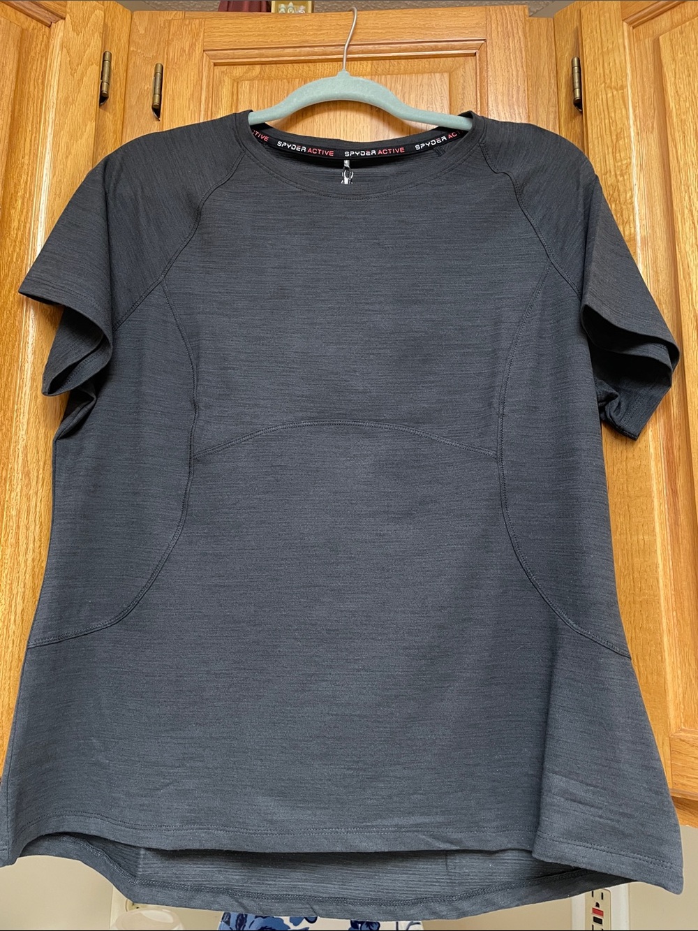 Spyder Active Black Short Sleeve Performance Tee XL